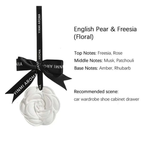 Luxury Designer Decor Perfumed Stone Aromatherapy Indoor Fragrance Car Pendant Rearview gift set Mirror Ornament Wardrobe Deodorizer Plaster Wax Tablet Decor11