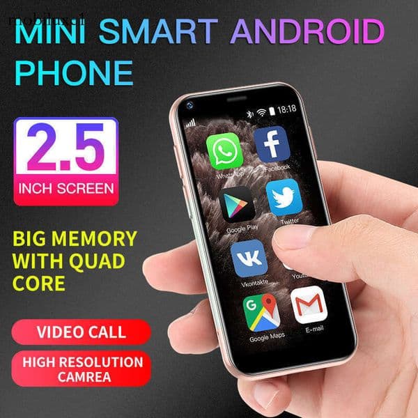 XS11 Smart Mini Phone XS13 Android System 3G Network 2.5inch Quad-Core WIFI 2G+16G thumbnail 2