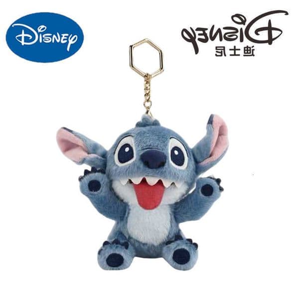 Disney Authentic Stitch Plush Toy Pendant Stitch Doll Plush Toy Decoration Bag Accessory Keychain L260605UKFP