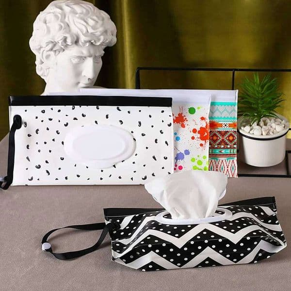 3pcs Baby Wipe Holder Wet Wipes Storage Facial Pouch for Travel Mask Bags Tissue Bag Oganizer J260605