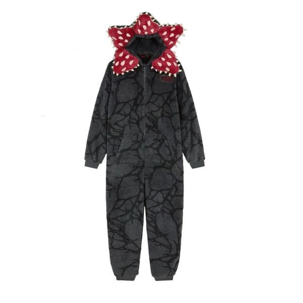 2026 New Stranger Christmas Pajamas Kids Demogorgon Plant Onesie With Easy Grip Zipper cologne Fun Costume For perfume Holiday Parties Themed Designer 01