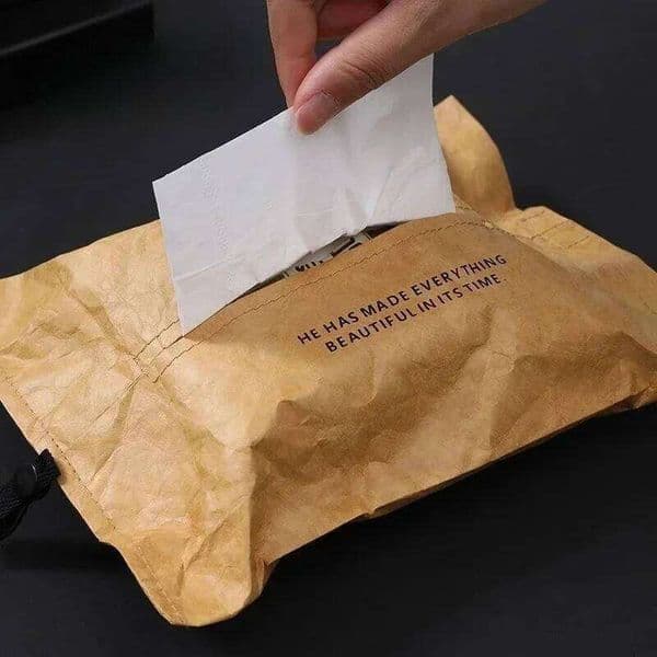 Creative Holder Tissue Cover Box Textiles Cloth Storage Bag for Home and Use Car Accessories J260605