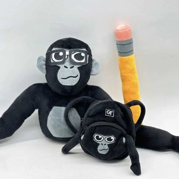 Game And Toy Monke Gorilla Tag Plush Doll Stuffed Animal Soft Toy Plushie Kid Quality Birthday Halloween Christmas stuff animal Gift Z250912 Free Shipping