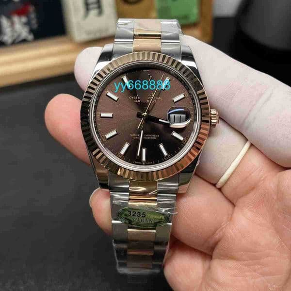 Luxury Watch CVS Gray Yacht 40mm Perpetual 3131 Movement Automatic Mechanical Watch Designer Watch 904 Stainless Steel Strap