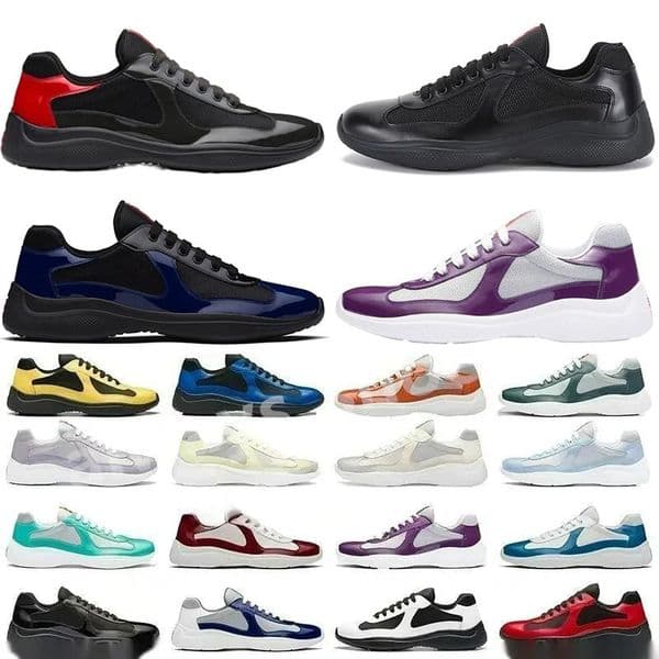 2026 Designer American cup Casual shoes low red Sneakers Luxury Trainers Americas sneaker Rubber Fabric Outdoor Comfortable shoes Walking shoes big size 36-48