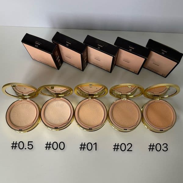 New Version Soft Focus Pressed Powder 10g, Available Shades 0.5# 00# 01# 02# 03#, Blurring Matte Finish Oil Control Long Wear GU 03