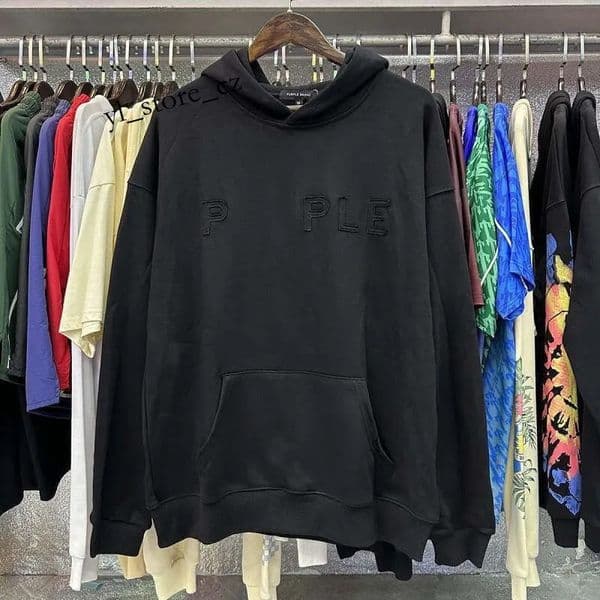 Purple Hoodies Designer Brands Unisex Oversized Hoody Clothes High Fashion Purple Jorts Embroidery Sweatshirt Men Hip Hop Street Women Hoodies bbe