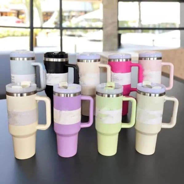 Luxury Designer Decor 40Oz Water Bottle Designer Vacuum Mug Insulated Stainless Steel Sports Car BPA Free Material room With Handle And Leak 30
