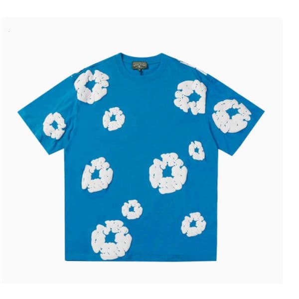 Denimi Tear Shirt 2026 Summer Pants Denimes Tearshortw Kapok Cotton Wreath Suits Casual Harajuku Y2 American Kapok 3D Printed Flower Shorts Vacation Outdoor 855