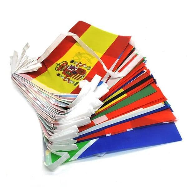 Luxury room Designer Decor 100/200 Fashion Countries National International World String Flags Bunting Banner For Party Decorations Decorati 31