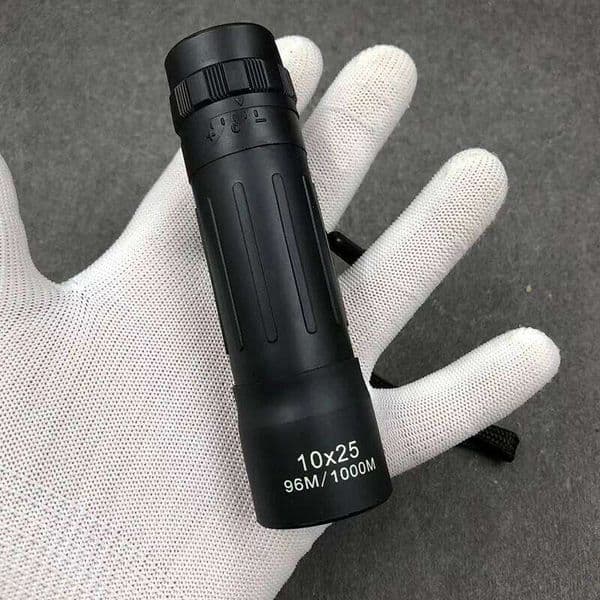10*25 Zoomable Telescope Optic Lens Night Vision Monocular Scope Device Powerful Monoculars W260605
