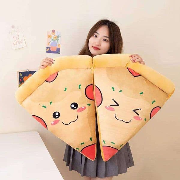 45/55/65cm Pizza Food Plush Pillow Stuffed Like Real Cushion Union Creative Sofa Chair Decor Birthday Gift 26L0605