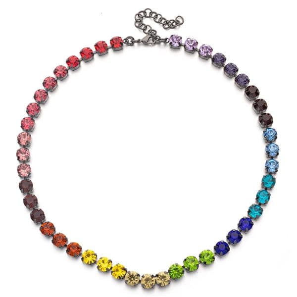 2025 n Crsytal Beads Necklace For Women Claw Setting Diamond Choker For Party Gift Zircon Jewelry260530