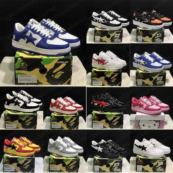 Free Shipping With Box Designer bapesta bapestas bapes bapeshoes bapestart sneakers Sport Shoes mens womens chaussures baskets schuhe trainers d h gate discount