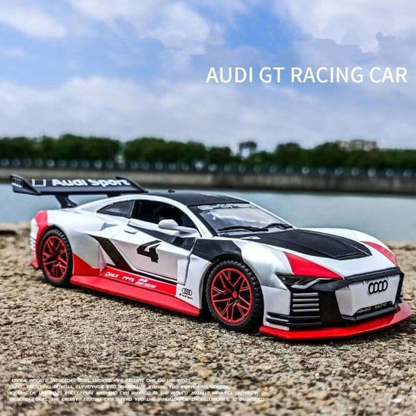 1:32 R8 GT Alloy Sports High Simulation Diecast Metal Toy Vehicles Car Model Sound and Light Collection Childrens Gift 26L0605