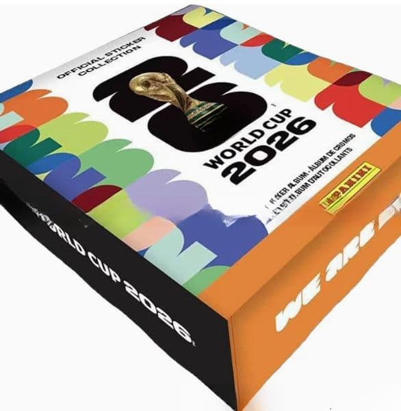 2026 World Cup Panini Football Stickers Official Soccer Collection Cards for Fans Kids