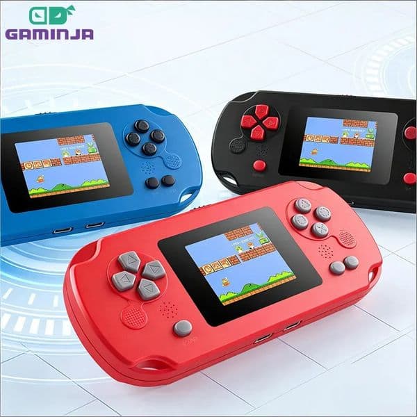 GAMINJA GC31 Retro Mini Handheld Video Game Console Portable TFT Color Screen 8Bit Game Player Built-in 128 Games 260530