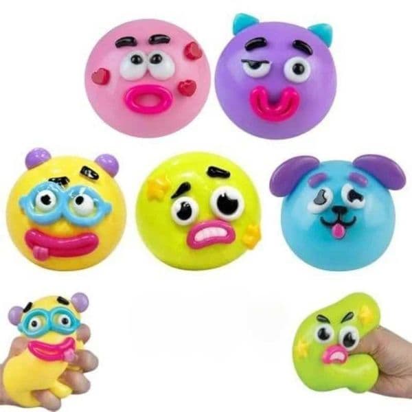 NEW Smushers Squishy Curiosities Dog Face Swap Squishy Toy Soft Moldable Cute Slow Rise Squeeze Toy Relaxing Sensory S T260602