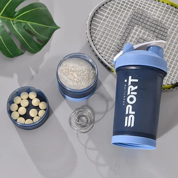 Shaker Protein Bottle Powder Shake Cup Large Capacity Water Mixing Body Building Exercise Bottles 260601