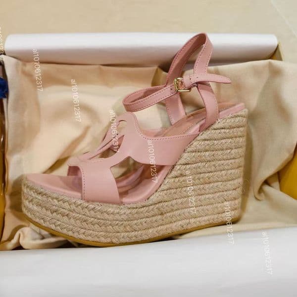Designer Helios Wedge Sandal Runway platform espadrille sandals Casual Comfortable Height-Increasing Sandals 35-41