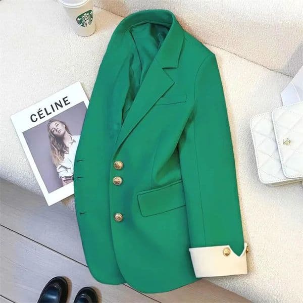 Women Suit Coat Elegant Sports Casual Blazer Korean Fashion Jacket Spring Autumn 12 Color Office Ladies Clothing Basic Coat 260604