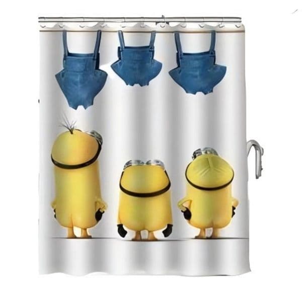2026 New Designer perfume Big Sale Custom cologne Minion Shower Curtain With Hooks Bathroom Waterproof Polyester Fabric H DIY Your Own Free Shipping Shipping