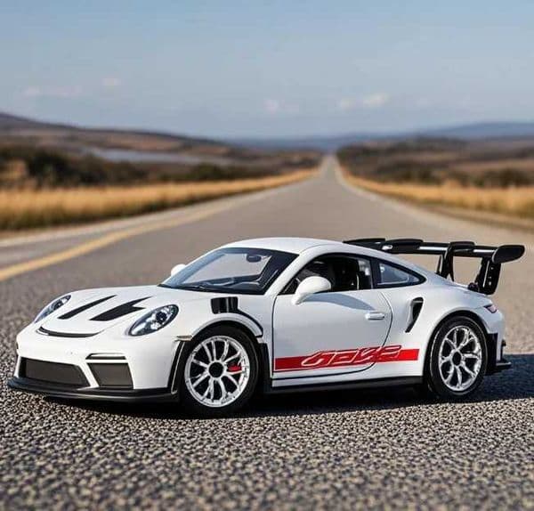 136 911 GT3 RS Alloy Mini Car Model Racing Diecasts Metal Toy Sports Simulation Collection Pull Back Childrens GiftsT260605