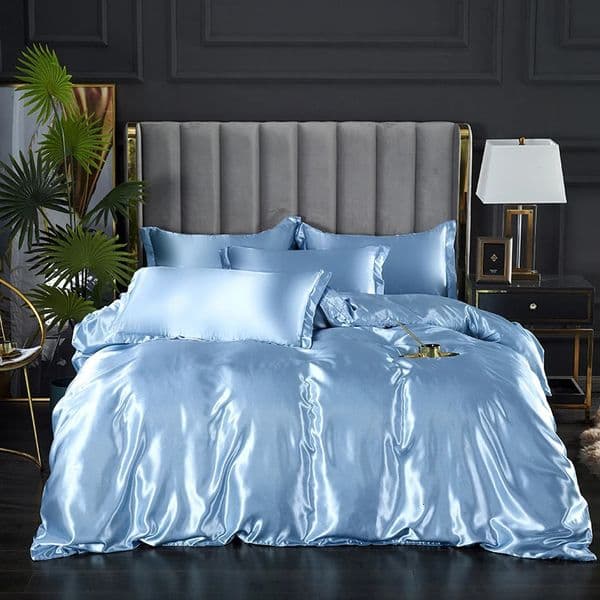 Satin Duvet Cover Queen Quilt Cover 230260 No Pillowcase King Size Comforter Cover Bedding 260604
