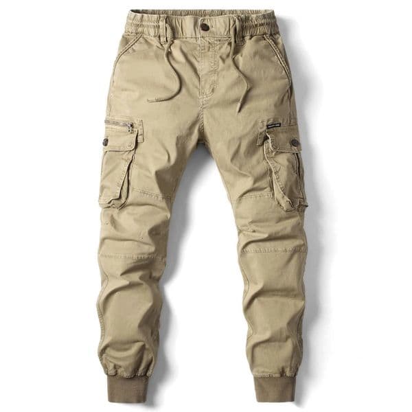 Cotton Men Cargo Pants Khaki Casual Men Tactical Joggers Cargo Multi-Pocket Fashion Black Army Light gray Trousers Work Wear 260530