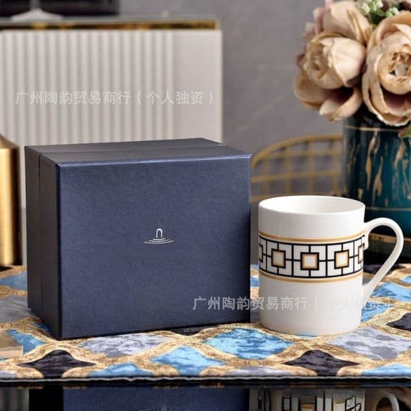 urban coffee German Shangpin bone china cup tea cup saucer teapot dinner plate flat plate tableware household tea set Y260605