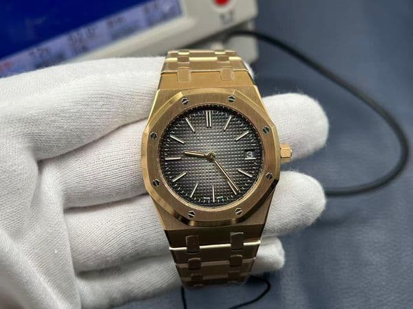 Calibre7121 ultrathin 39mm 16202 fashion classic oak men designer watch fashion luxury movement zf steel titanium movet b21