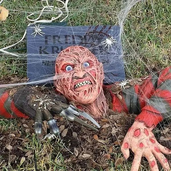 2026 new Luxury Designer Decor Model Doll Iron Indoor Desktop Sculpture DIY Home Party Horror Crawg Zombie Outdoor Garden Halloween room Decoration D 9