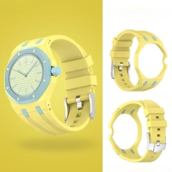 Newest Rubber Strap Classic Women Men Pocket Watch Strap Casual Quartz Watches Strap