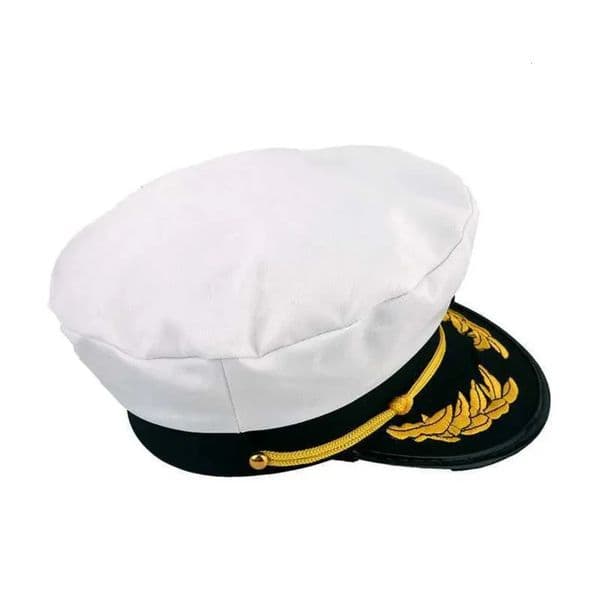 Luxury Designer Decor Practical Decorative White Hat Adult room Unisex Event Party Fancy Dress Supplies Skipper Sailors Navy Captain Militar 31