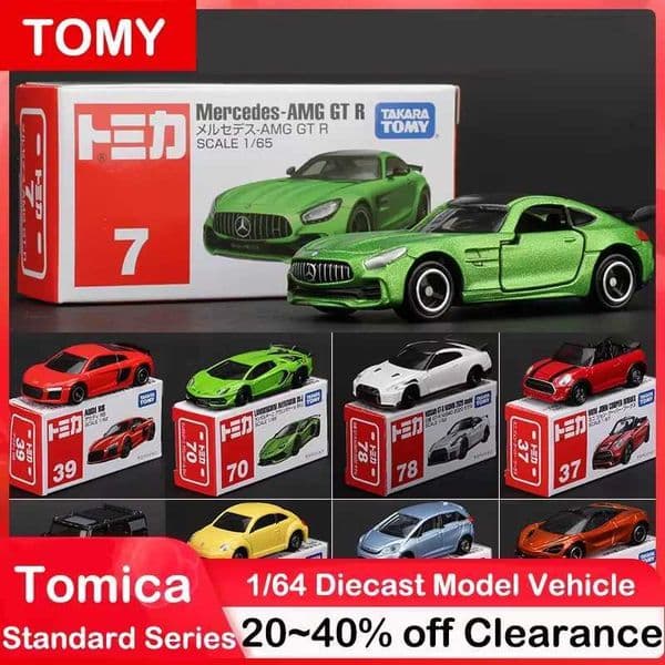 Tomica Toy Cars Mini Diecast Alloy Model Car Metal Sports Vehicles Various Styles Gifts for Children Hobby CollectionT260605