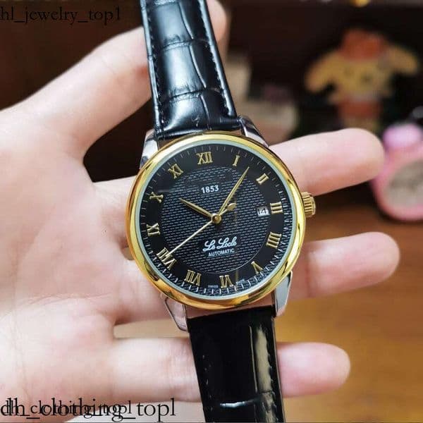 Luxury Men Women Watches Classics 1853 Le Locle Wristwatches Quality Automatic Mechanical Movement Watche Clock Montre De Luxe Leather Strap Wristwatche ae86 2f7