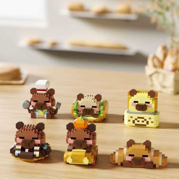 Kaba New Cute Arrival Mini Micro Building Blocks DIY City Building Puzzle Splicing Toy Model Animal Building Blocks Holiday Gift M260608