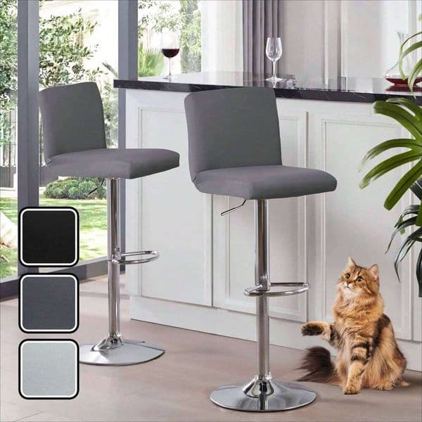 1pc Solid Color Stretch Milk Silk Removable & Washable Bar Stool Chair Covers, Hotel Club Low Back Cover 26Y0605