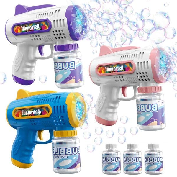 Automatic Bubble Maker Machine for Boys Girls Bubble Guns Outdoor Toys for Toddlers Party Wedding Birthday Gifts for Ages 3 T260602