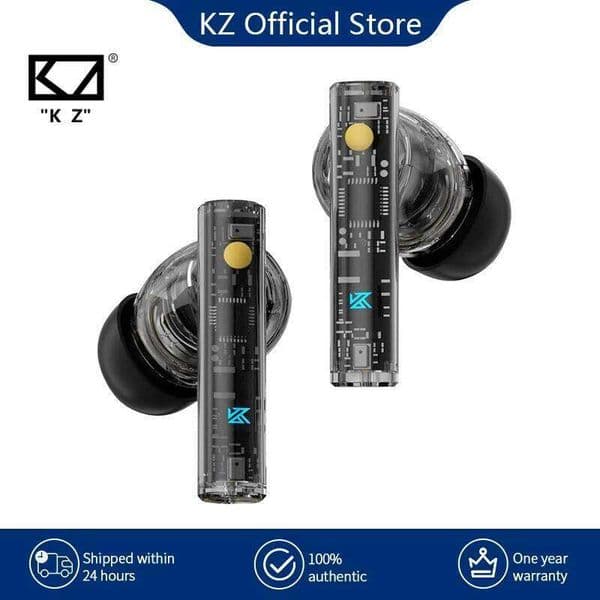 KZ Carol ANC True Wireless Earphone 55dB Active Noise Canceling TWS Headphone 6 Mics AI HD Call BT 5.3 HiFi in-Ear Earbud 26Y0605