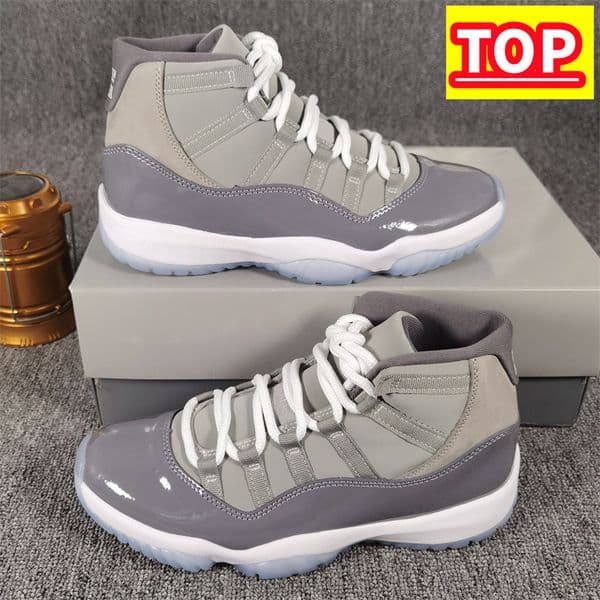 With Box 11 11s basketball shoes top quality men women designer shoe cool grey cherry concord bred Cap and Gown Year of the Snake outdoor high sneakers trainers