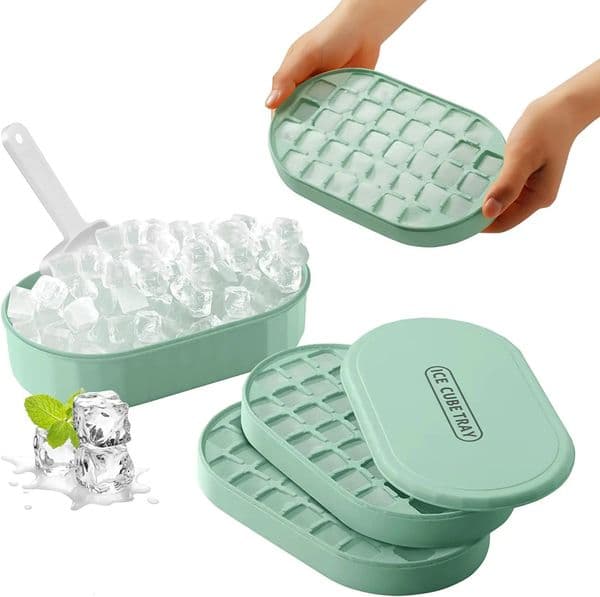 72 Grid Ice Block Mold Box Set Ice Cube Tray For Refrigerator Ice Cube Mold With Ice Cube Container Spoon And LidBar tools 260604