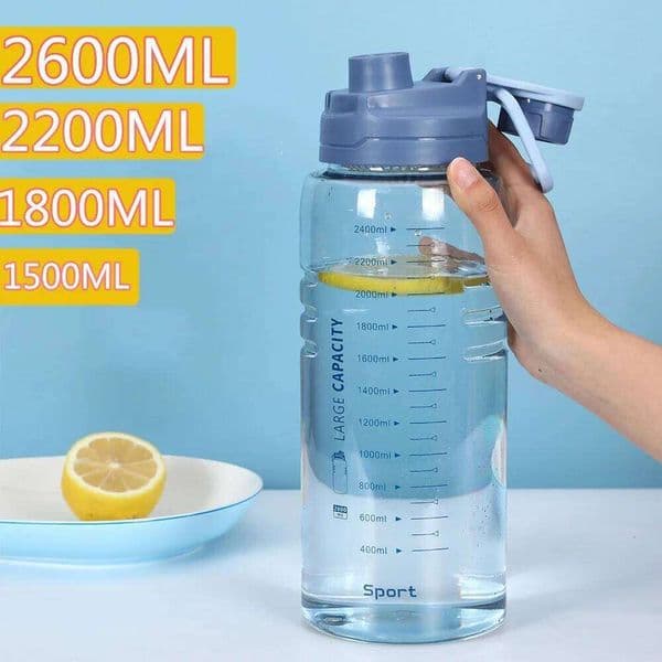 1.5 Liter BPA FREE Sport with Filter Big 2600ml Drinking Kettle Bottle Waterbottle Cup for Boiling Water 26W0605