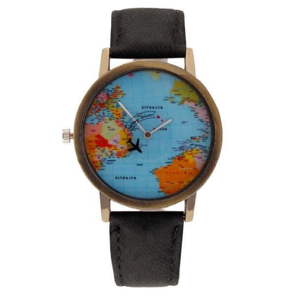 Earth Trends World Hands Denim Wristbands Quartz for man S260606