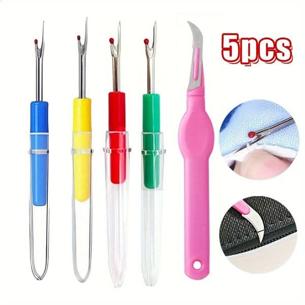 5PCS Seam Rippers for Sewing Tool Handy Stitch Ripper Hem Stitches Tools Opening Removing Seams Hems 260605