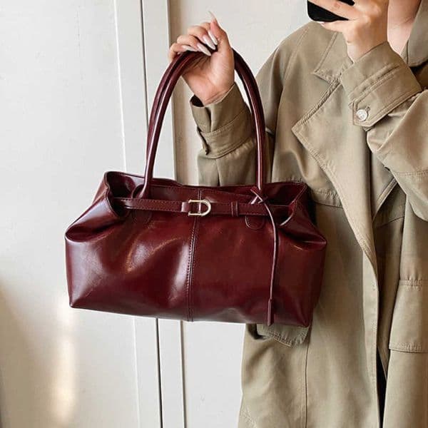 Handbag for Women Large Vintage Capacity 2026 New Underarm Commuting Bag Fashion Female Casual Single Shoulder Tote Bag Handbags H260606