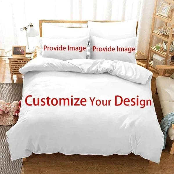 Customized n Po Duvet Cover Set Boys Adults Kids Gift Custom DIY Bedding Set Queen King Size Personalized Bet Set 260603