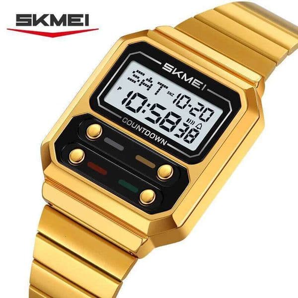 SKMEI Luxury Time Alarm Sport Digital Electronic Retro Watch For Women Waterproof Chrono Wristwatch zegarek m ski Clock dea b