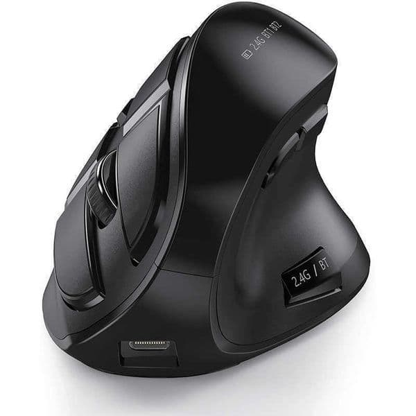 Bluetooth Vertical Wireless Mouse for Tablet Laptop Notebok Rechargeable USB Wireless Mouse Ergonomics Right Hand L260606 L260608
