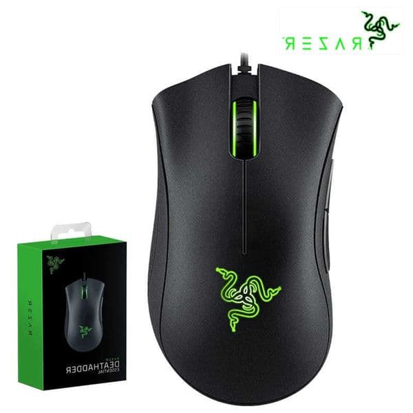 Razer DeathAdder Essential Wired Gaming Mouse Mice 6400DPI Optical Sensor 5 Independently Buttons For Laptop PC Gamer L260608